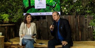 Rachele De Giuseppe con Duccio Cavalieri al XXXVII Salone del libro di Torino