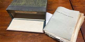 Documentazione conservata presso il Museo Camillo Golgi dell'Università di Pavia