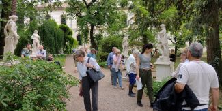 Visitatori all'Orto botanico UniPv