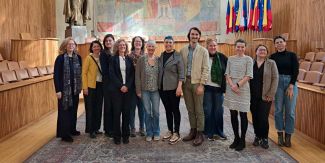 Foto di gruppo dei membri dell'Academic and Exchange Working Group del Coimbra Group.