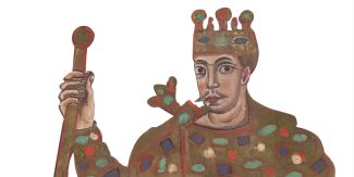 Raffigurazione di Lotario I