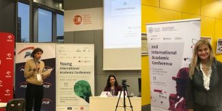 Collage con due momenti della conferenza “Energy Justice and Energy Transition: Global, Europe, State”