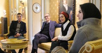 Belal, il Rettore UniPv e Ayah