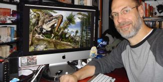 Davide Bonadonna al computer