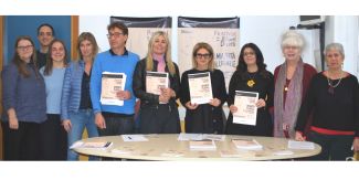 Foto di gruppo dalla conferenza stampa di presentazione del Festival dei Diritti 2025