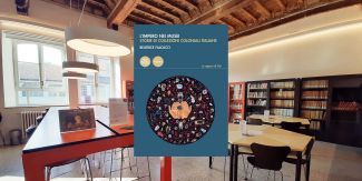 Copertina "L'impero nei Musei", sullo sfondo la Sala Esagoni