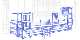 Progetto della libreria da costruire con i materiali di recupero