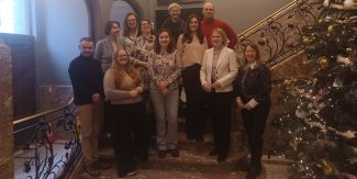 Foto di gruppo dei membri dell'Employability Working Group del Gruppo Coimbra a Bruxelles