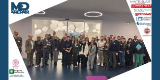 Foto di gruppo dei partecipanti al Kick off meeting del progetto MED4Repair con logo dei partner coinvolti