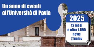 Copertina "Un anno di eventi all'Università di Pavia"