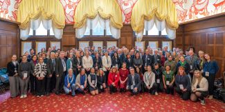 Foto di gruppo dei partecipanti all'incontro "Reinventing Campus Democracy"