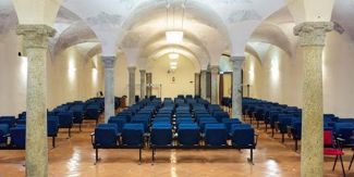 Cripta sottostante l'Aula Magna dell'Università Cattolica a Milano