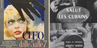 Collage con dettagli delle locandine di "Cleo dalle 5 alle 7" e di "Salut Les Cubains"