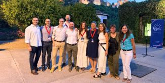 Foto di gruppo della delegazione UniPv presente a Granada