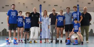 Milano Ski Team con i docenti UniPv presso il CRIAMS