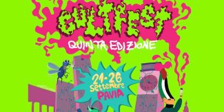 Cover "CultFest 2026" con titolo e disegno delle Torri di Piazza delle Torri a Pavia