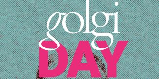Copertina Golgi Day con titolo dell'evento