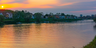 Veduta del fiume Ticino