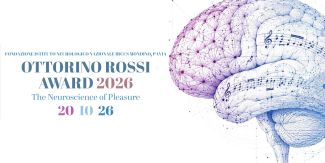 Cover "Ottorino Rossi Award" con disegno stilizzato del cervello