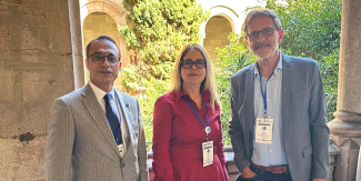 Il prof. Missaglia con la presidente UNIMED Kherieh Rassas