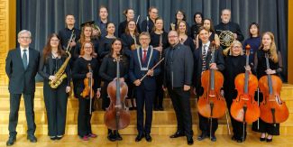 Membri dell'orchestra sinfonica dell'Università di Tallinn