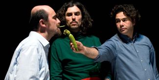 Foto di scena dallo spettacolo "Sandokan, o la fine dell’avventura"