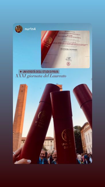 Una selezione di immagini condivise tra le numerose stories su Instagram dai nostri laureati.