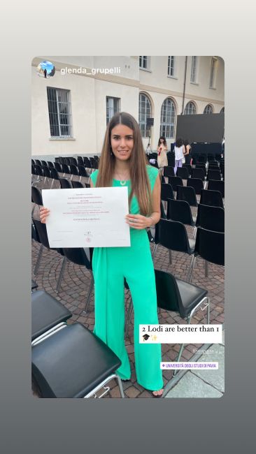 Una selezione di immagini condivise tra le numerose stories su Instagram dai nostri laureati.