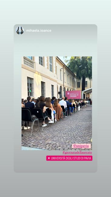 Una selezione di immagini condivise tra le numerose stories su Instagram dai nostri laureati.