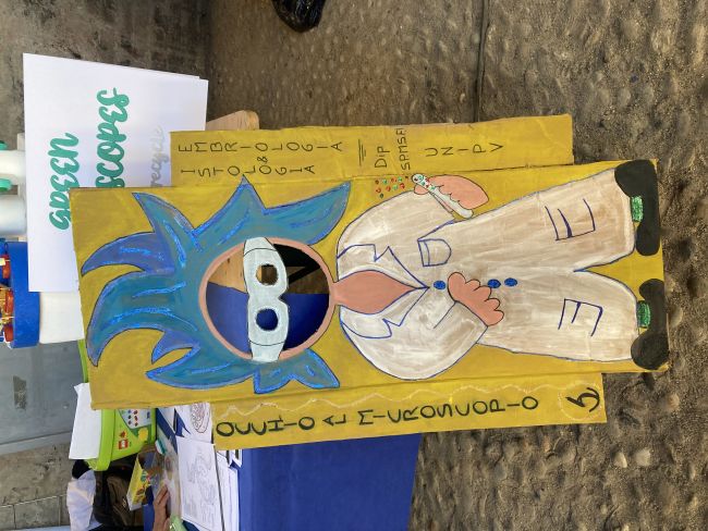 Stand “Occhio al Microscopio”, cartellone