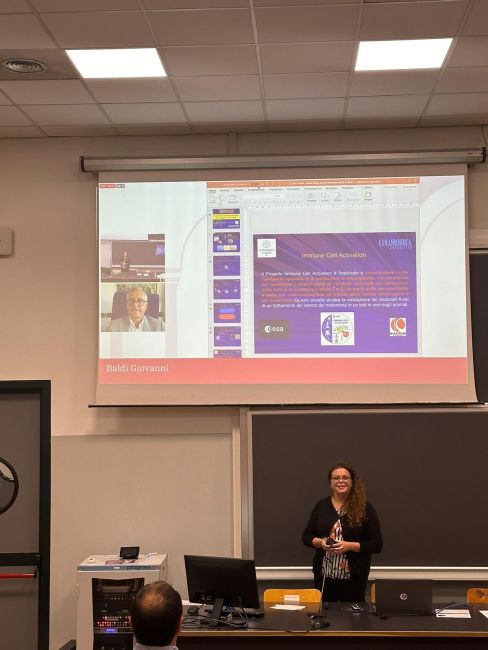 Baldi Giovanni (Colorobbia Italia, Firenze) e Chiara Della Bella (Università di Siena)