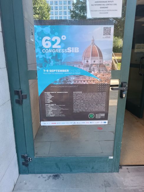 Locandina “Congresso Annuale della Società Italiana di Biochimica e Biologia molecolare”