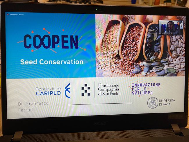 Slide del progetto COOPEN - Seed Conservation
