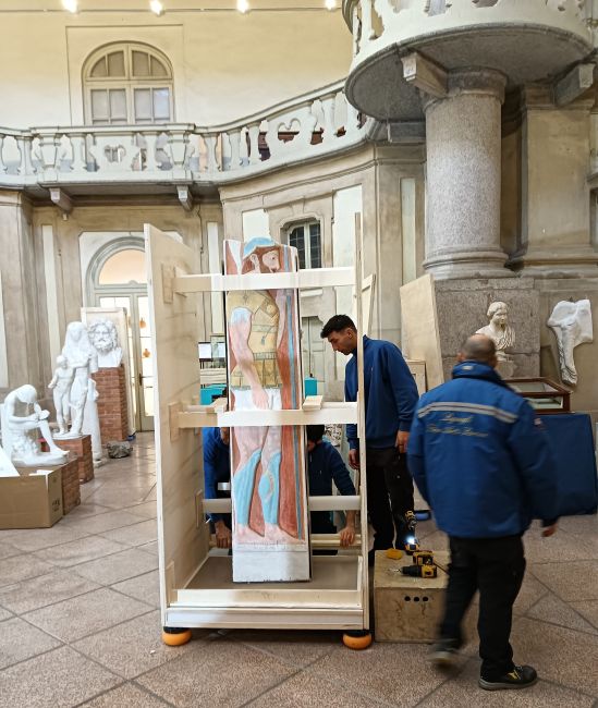 Trasloco Museo di Archeologia UniPv