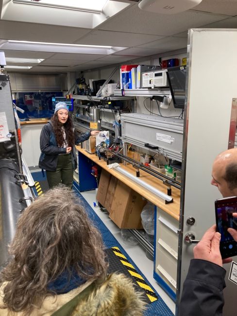 Visita sulla JOIDES durante la School of Rock