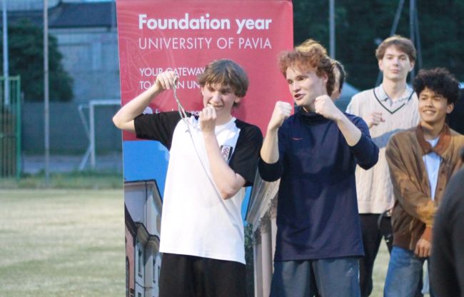 Giocatori dell'International soccer match