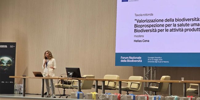 Prof.ssa Hellas Cena al Forum Nazionale della Biodiversità 2024