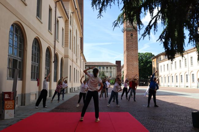 Attività di stretching & flexibility - Stretching & flexibility activity