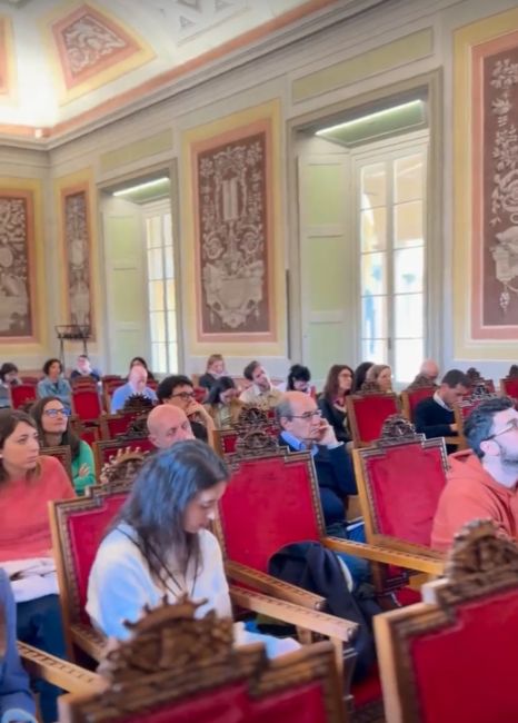 Il pubblico durante la presentazione del Report di Sostenibilità UniPv 2023.