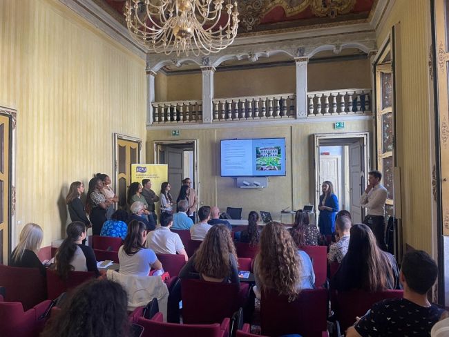 Momento di formazione durante la la summer school EC2U "B.SuRe: Building Sustainable Reuse"