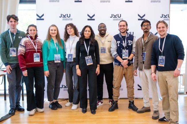 EC2U Forum 2024 a Linz: alcuni degli studenti partecipanti