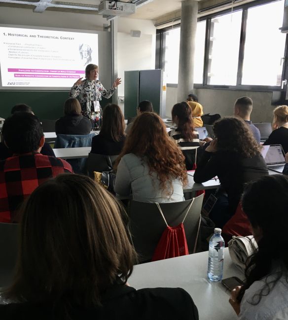 Gli studenti di preparano alla challenge all''EC2U Forum di Linz