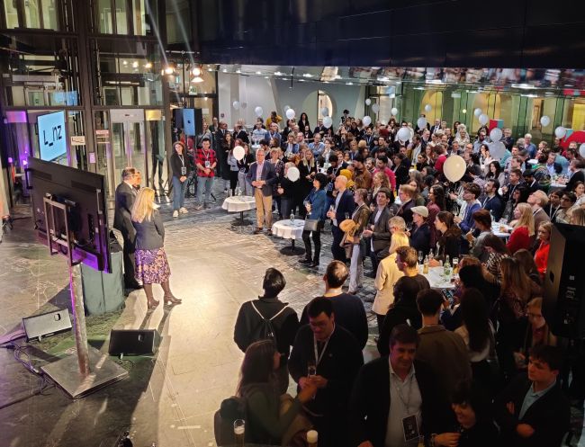 Welcome reception al Comune di Linz per tutti i delegati dell'Alleanza EC2U