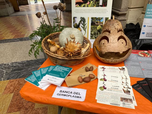 Stand alla mostra mercato "Se mi mangi mi conservi"