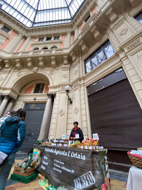 Stand alla mostra mercato "Se mi mangi mi conservi"