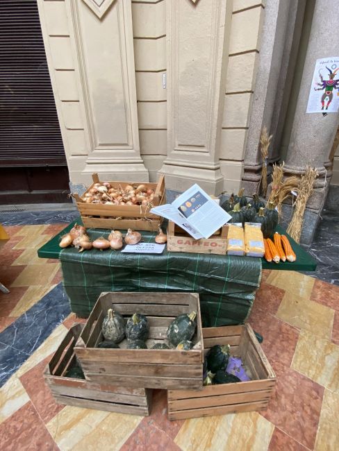 Stand alla mostra mercato "Se mi mangi mi conservi"