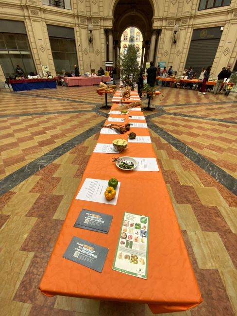 Stand alla mostra mercato "Se mi mangi mi conservi"
