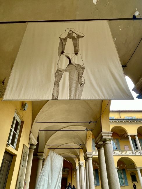 Esposizione "Rea (anti)monumentale: Azioni tra città e Oltrepò rurale" presso i cortili UniPv