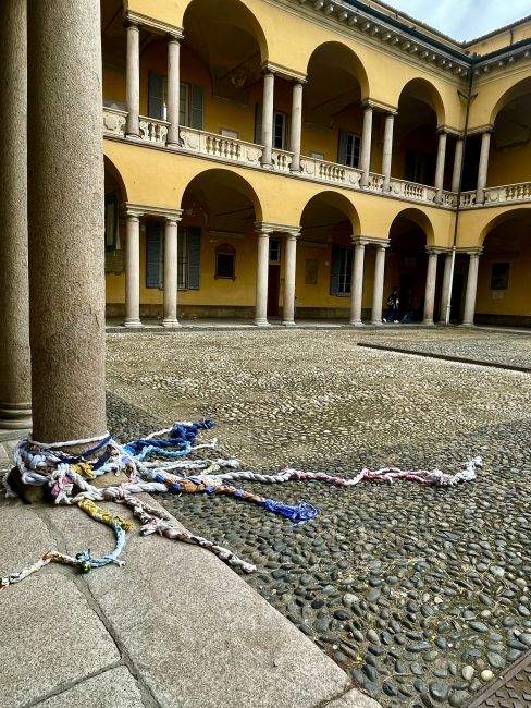 Esposizione "Rea (anti)monumentale: Azioni tra città e Oltrepò rurale" presso i cortili UniPv
