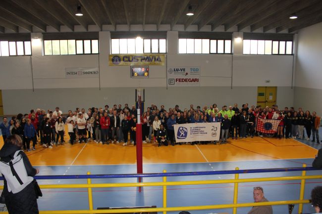 Le squadre durante la premiazione